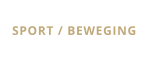 SPORT / BEWEGING
